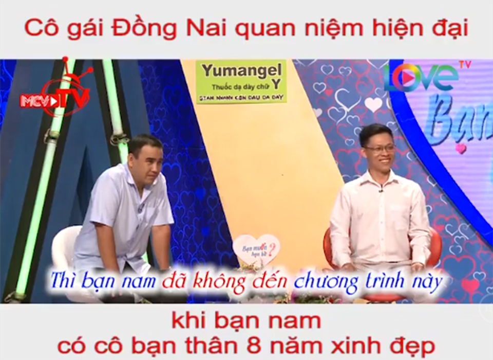 Cô gái đáp lời rất hay về "bạn gái thân 8 năm" của đối tượng hẹn hò - 2 Văn Trường khá hồi hộp khi chạm phải vấn đề nhạy cảm này nhưng đã nở nụ cười khi nghe được câu trả lời của Tuyết