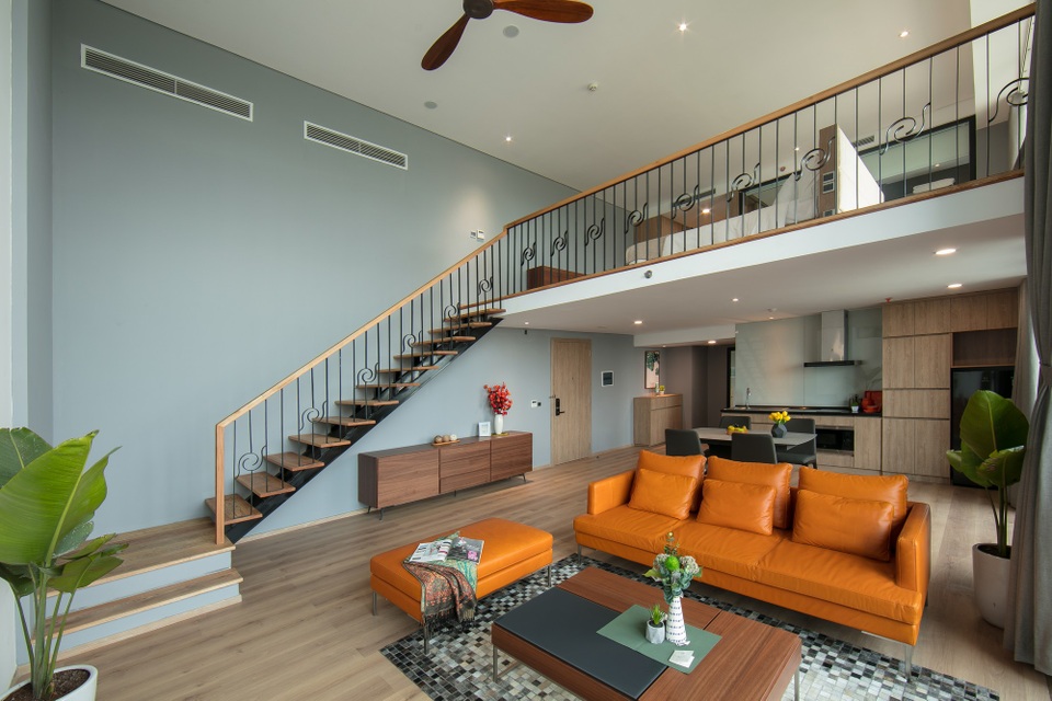 Những căn hộ đẳng cấp ở Tây Hồ-Hà Nội - 2
Phòng khách bên trong căn hộ PentStudio