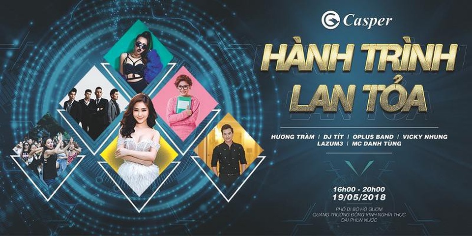 Dàn sao đổ bộ phố đi bộ Hồ Gươm trong sự kiện “Hành trình lan tỏa” - 1 Dàn sao đổ bộ phố đi bộ Hồ Gươm trong sự kiện “Hành trình lan tỏa” - 1