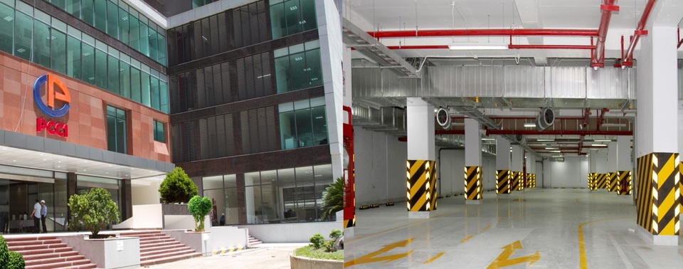 Chọn mặt gửi vàng, Mỹ Đình Plaza 2 có gì thu hút? - 2 Sảnh và tầng hầm để xe sáng thoáng tại Mỹ Đình Plaza 2