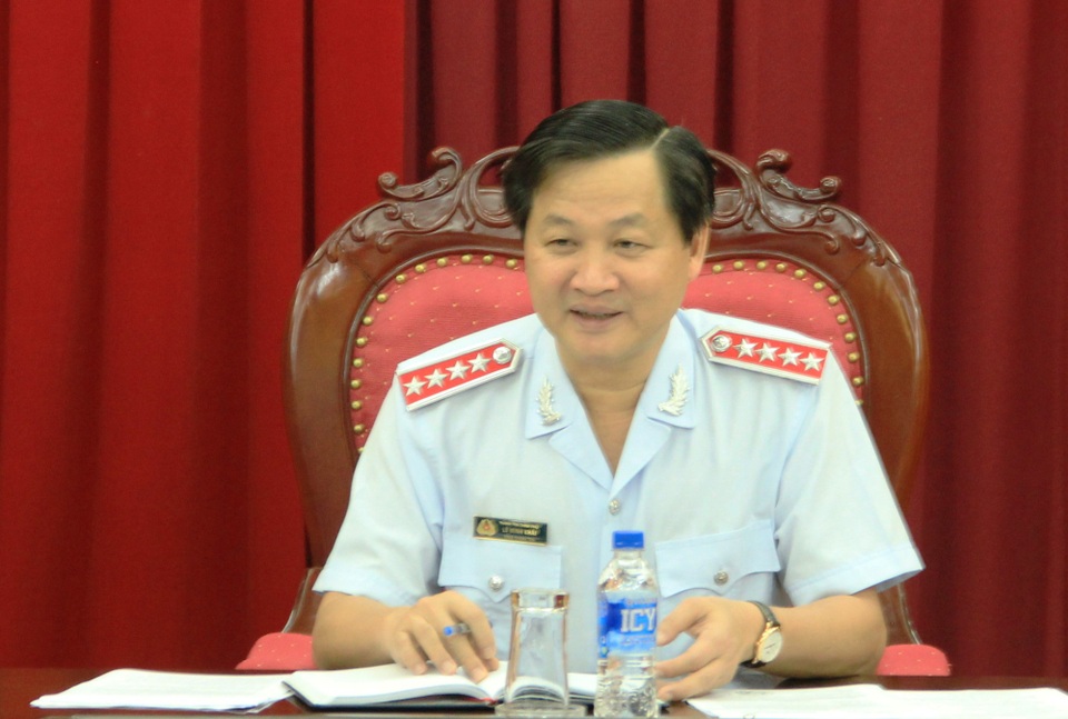 Chưa đề xuất được những cuộc thanh tra đột xuất với việc có dấu hiệu tham nhũng - 1 Tổng Thanh tra Chính phủ Lê Minh Khái chủ trì cuộc họp với Cục Chống tham nhũng ngày 18/5 (Ảnh: TTCP).