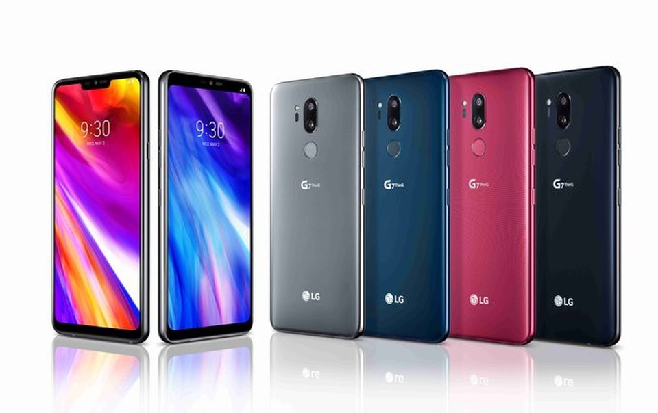 LG G7 có màn hình “tai thỏ”, tích hợp trí tuệ nhân tạo - 1 LG G7 ThinQ với thiết kế không viền và màn hình “tai thỏ”