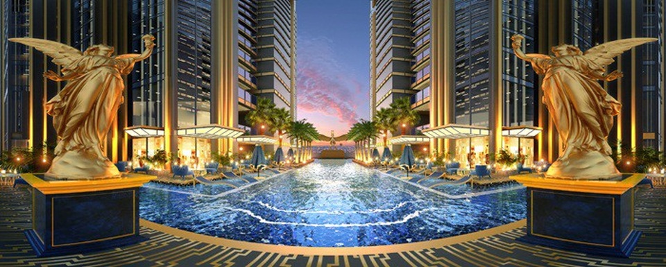 Sunshine Center kiến tạo nên cuộc sống thượng lưu bậc nhất Hà thành - 2 Bể bơi chân mây tuyệt đẹp – Một trong những tiện ích 5 sao hiếm có tại Sunshine Center