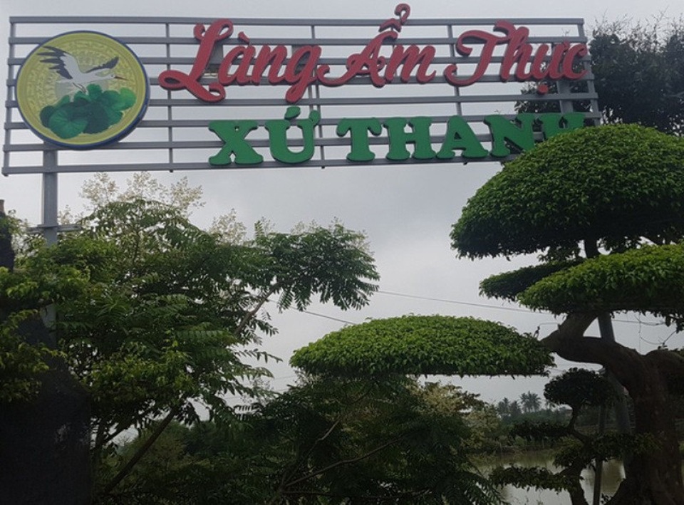 Làng ẩm thực xứ Thanh chưa được cơ quan có thẩm quyền cho phép