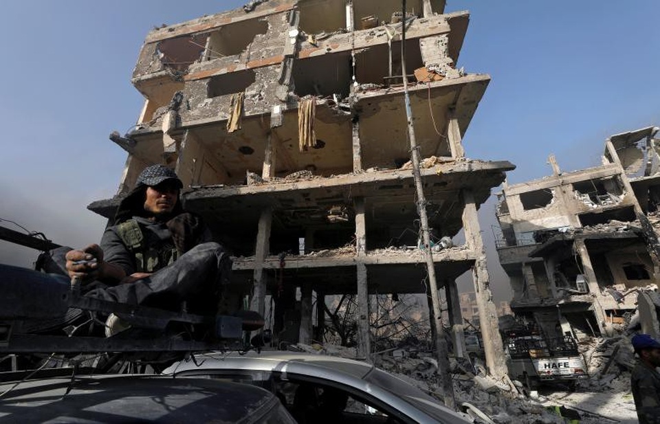 Thủ đô Syria hoang tàn sau 7 năm chìm trong bom đạn - 10 Mỹ, Iran, Thổ Nhĩ Kỳ, Nga và một số nước vẫn đang duy trì lực lượng quân sự tại Syria, trong đó Mỹ và Nga từng công bố kế hoạch rút quân khỏi Syria.