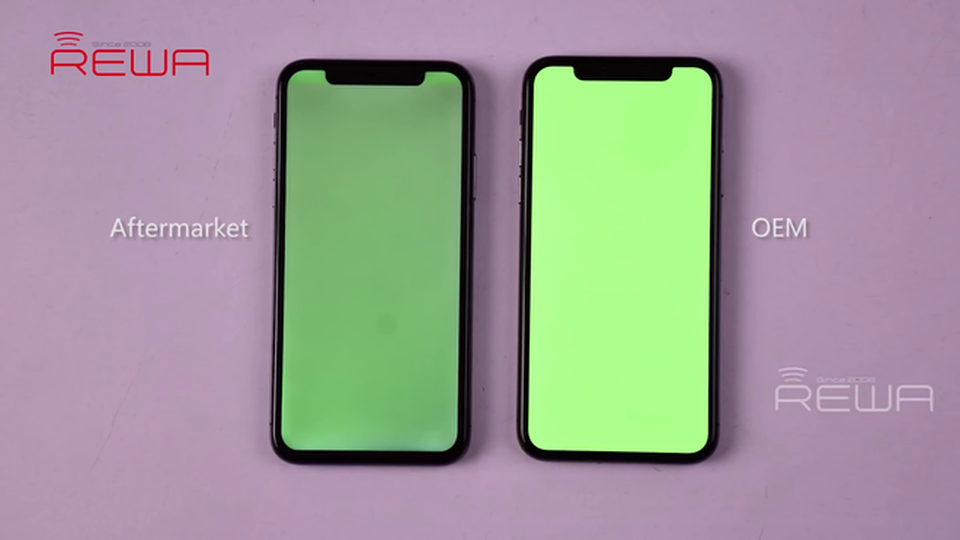 Cảnh giác iPhone X "dựng" với màn hình LCD, chất lượng kém, dễ gặp lỗi - 2 Màn hình LCD thay thế cho màu kém tươi, kèm hở sáng, và có viền dày hơn màn hình nguyên bản của iPhone X.
