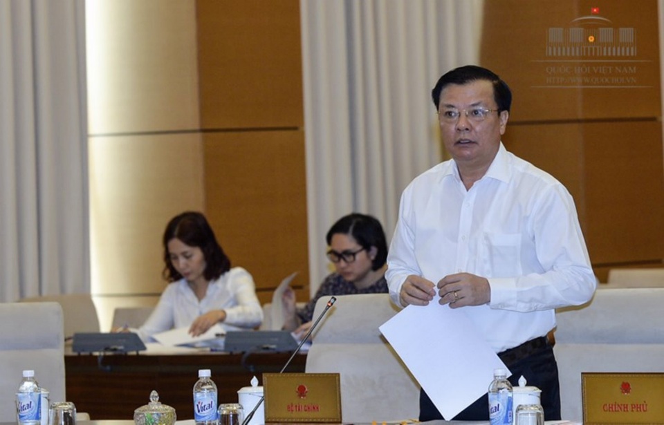 Bộ trưởng Tài chính lý giải nguyên nhân ngân sách khó khăn - 1 Bộ trưởng Tài chính Đinh Tiến Dũng.