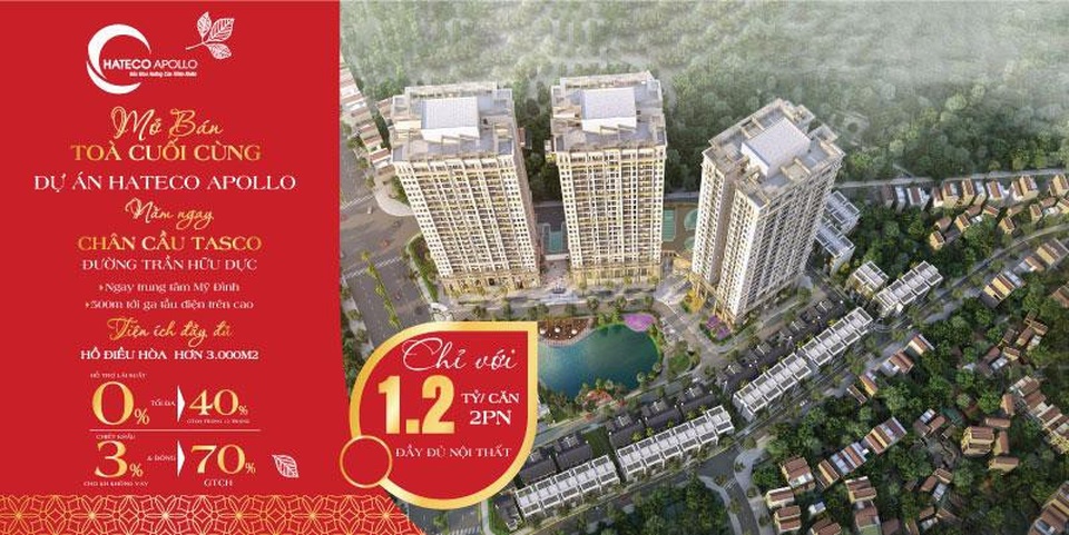 Hateco Apollo ghi nhận lượng giao dịch “khủng” - 3 Hateco Apollo ghi điểm với giá bán và chính sách bán hàng hấp dẫn