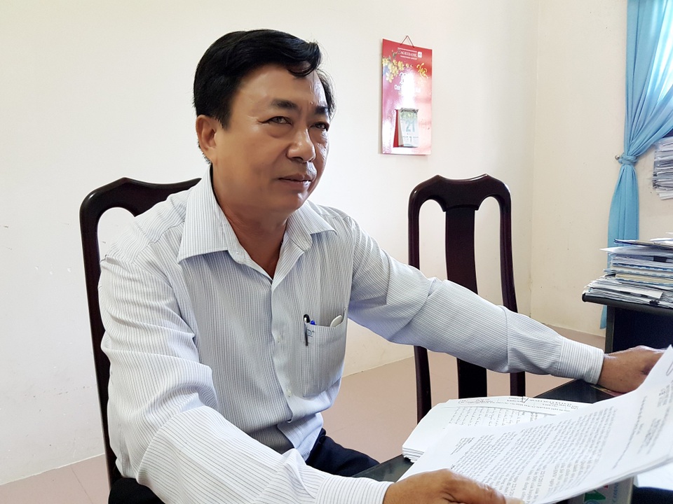 Cán bộ xã trong Đề án đào tạo xin nghỉ việc có bồi thường kinh phí? - 1 Ông Võ Sinh – Trưởng Phòng Nội vụ huyện Phú Ninh