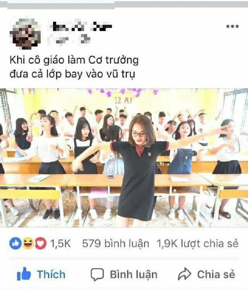 Sự thật về clip "cô giáo làm cơ trưởng” dạy nhảy trong lớp gây tranh cãi - 1 Clip thu hút hàng ngàn lượt xem và chia sẻ trên mạng xã hội