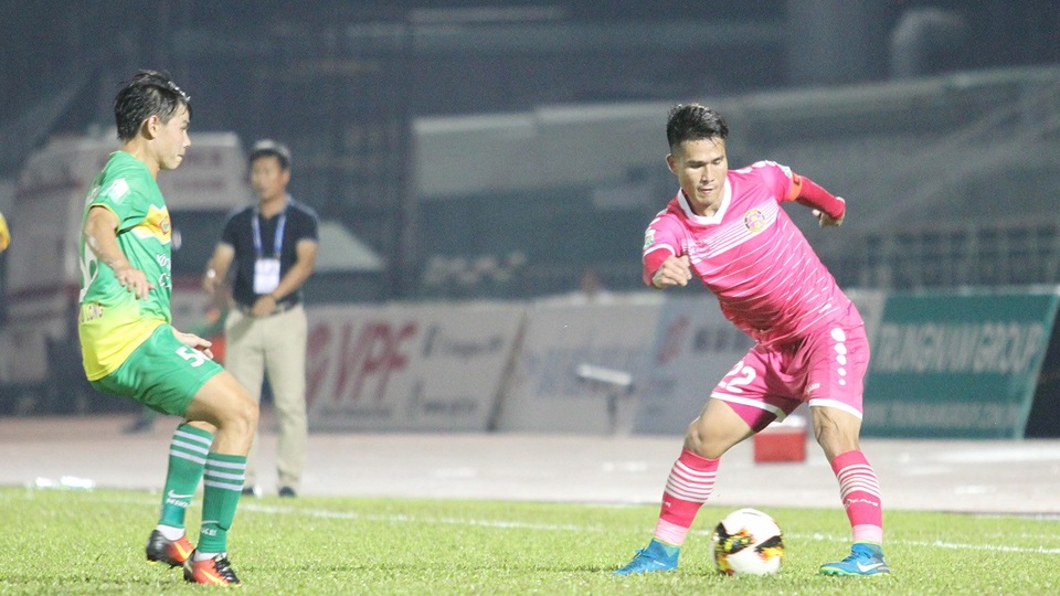 Thủ môn mắc sai lầm, Sài Gòn FC thua đau Cần Thơ - 2 Hầu hết các vị trí của Sài Gòn FC thi đấu dưới sức (ảnh: Trọng Vũ)