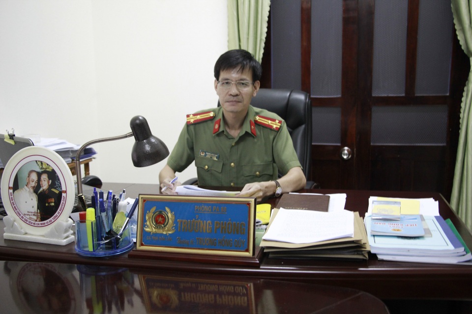 Thượng tá công an thầm lặng trong những chiến công - 1 Thượng tá Trương Hồng Quý – Trưởng phòng PA88, Công an tỉnh Đắk Lắk đạt nhiều thành tích trong công tác