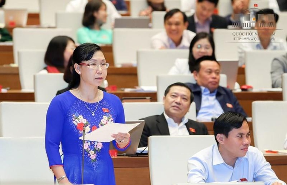 "Người dân chua xót về đại án tham nhũng, dự án thua lỗ nghìn tỷ" - 1 đại biểu Phan Thị Mỹ Dung (Long An).