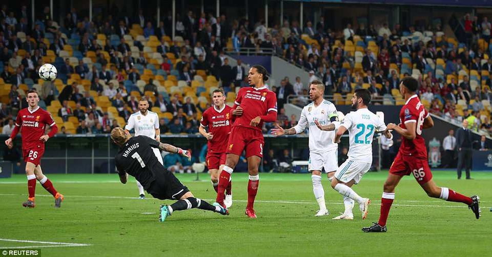 Những khoảnh khắc Real Madrid hạ gục Liverpool để vô địch Champions League - 20
Tình huống Isco dứt điểm sạt xà ngang ở cuối hiệp 1