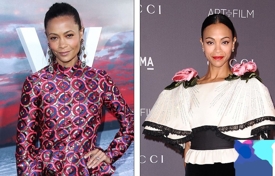 Những sao "xa lạ" nhưng giống nhau như "họ hàng" - 1
2 nữ diễn viên Thandie Newton và Zoe Saldana