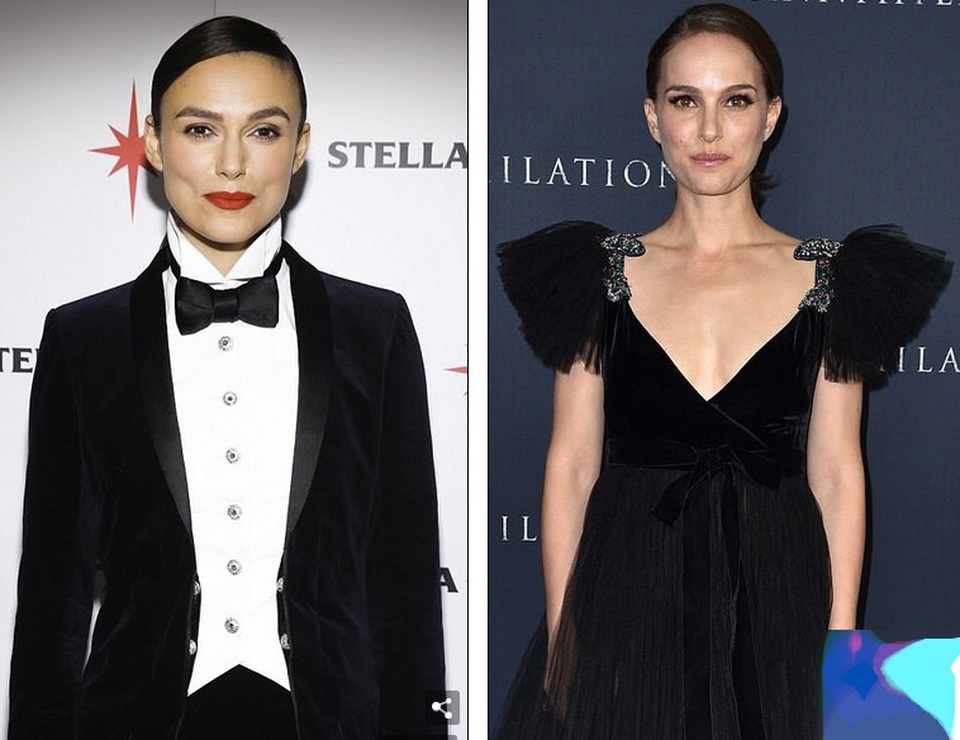 Những sao "xa lạ" nhưng giống nhau như "họ hàng" - 4
Keira Knightley và Natalie Portman