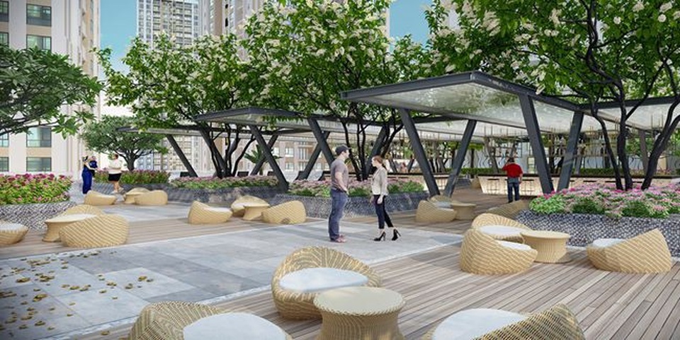 Khi xu hướng căn hộ ven sông lên ngôi - 2 Gem Riverside có gần 70% tổng diện tích dành cho cảnh quan, công viên cây xanh và tiện ích nội khu