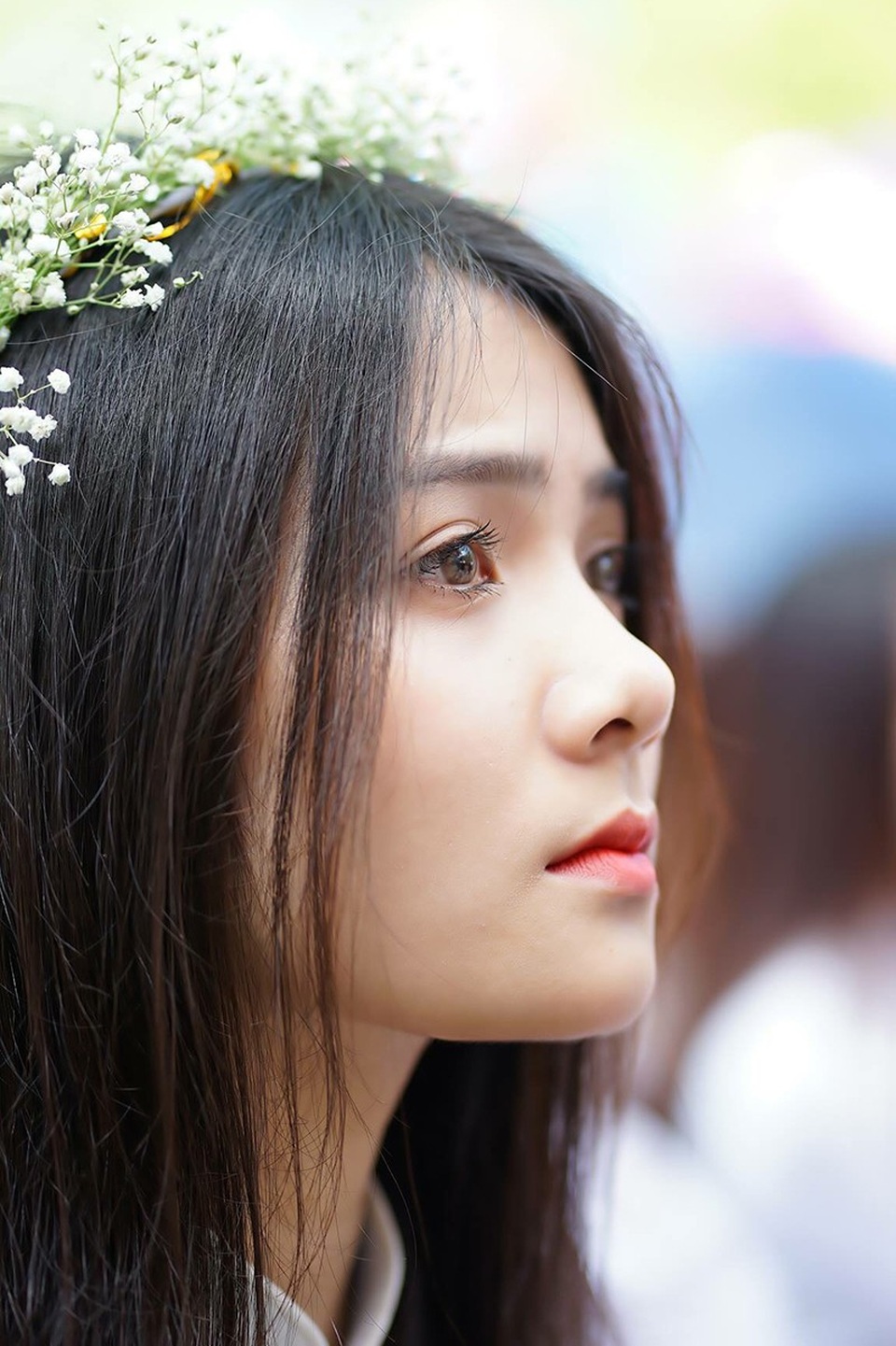 "Thiên thần áo dài" đẹp tuyệt trong lễ bế giảng cuối cùng thời học sinh - 9 "Thiên thần áo dài" đẹp tuyệt trong lễ bế giảng cuối cùng thời học sinh - 9