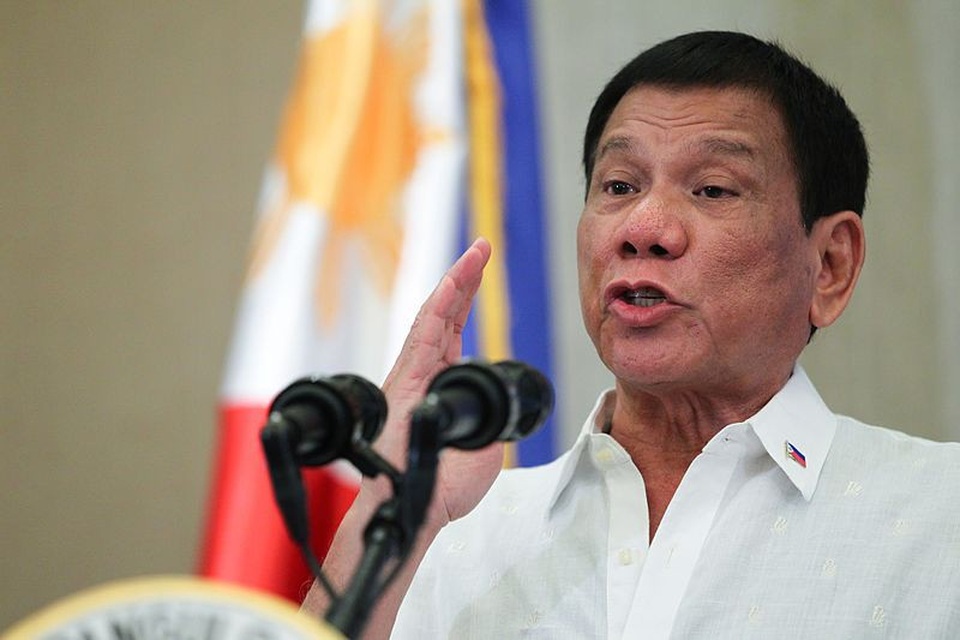 Philippines dọa chiến tranh trên Biển Đông nếu Trung Quốc vượt “lằn ranh đỏ” - 1 Tổng thống Philippines Rodrigo Duterte (Ảnh: Wikicommons)