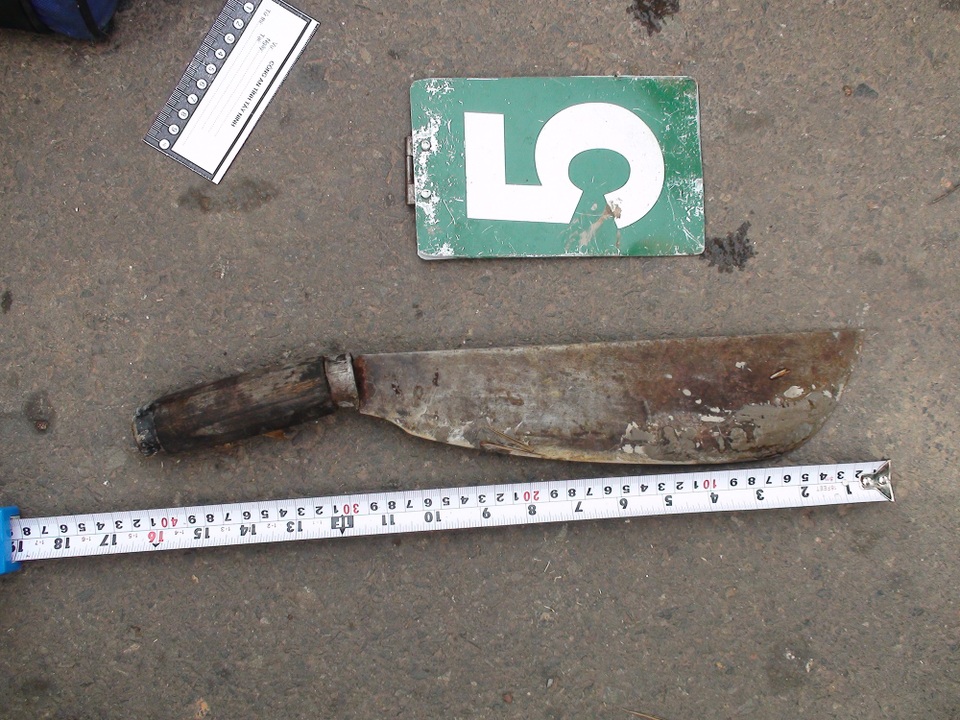 Con dao Dương dùng đâm chết vợ