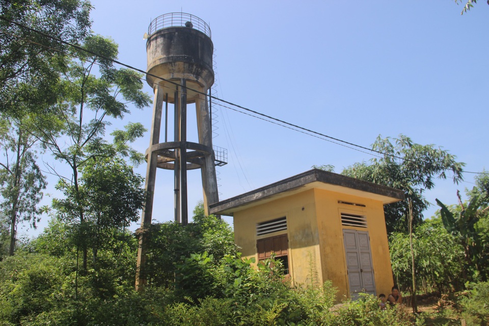 Công trình nước sạch ngừng hoạt động nhiều năm nay tại xã Vĩnh Sơn