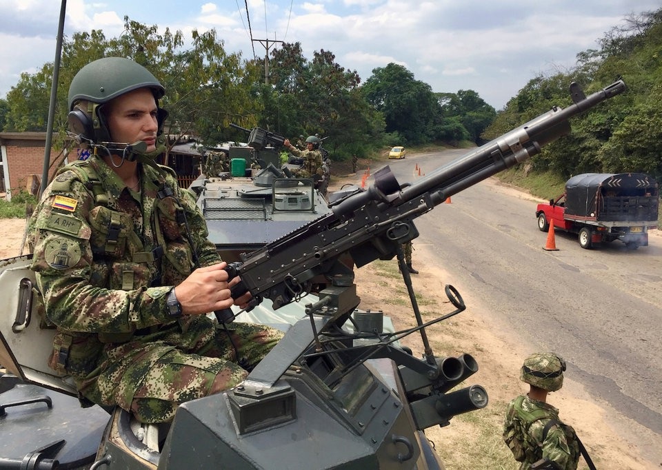 Những quốc gia có quân số thường trực đông nhất thế giới - 13 Colombia: 369.000 quân thường trực/hơn 47 triệu dân (Ảnh: Reuters)