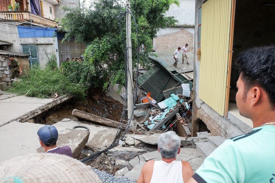 
Các hộ dân bị ảnh hưởng đã được sơ tán tới nơi an toàn.
