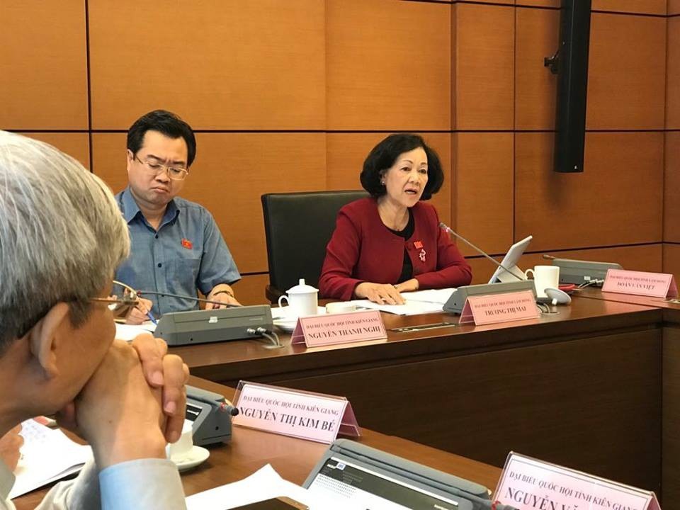 “Nhiều đại gia Việt không thiếu tiền sao không mặn mà làm giáo dục?” - 2 Trưởng Ban Dân vận Trung ương Trương Thị Mai băn khoăn về chất lượng xây dựng dự thảo luật