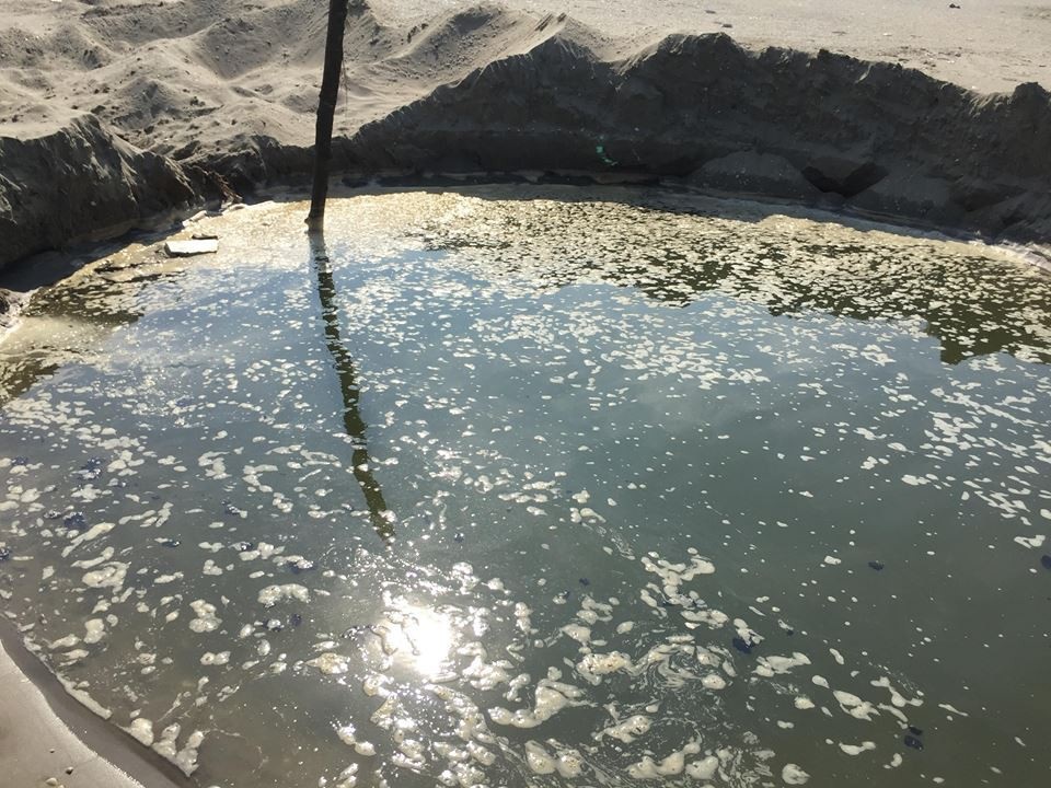 Kinh hãi dòng nước đen ngòm từ hồ tôm xả thẳng ra biển - 5 Kinh hãi dòng nước đen ngòm từ hồ tôm xả thẳng ra biển - 5