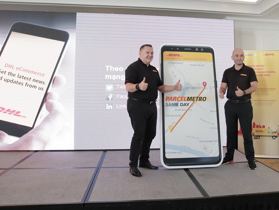 DHL gia nhập thị trường giao hàng nhanh trong đô thị tại hai thành phố lớn - 1 Đại diện DHL chính thức ra mắt dịch vụ giao hàng nhanh tại Việt Nam