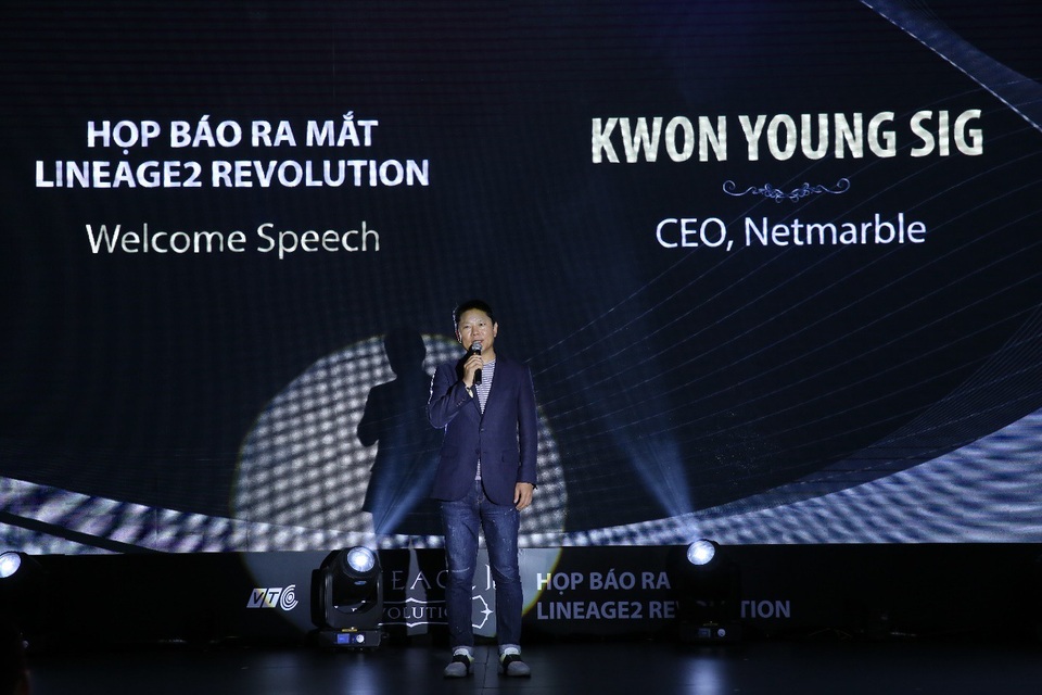 Các hot Streamer Việt tụ hội tại Intercontinental Hà Nội - 2
Ông Kwon Young Sig – CEO của Netmarble lên phát biểu tại Việt Nam