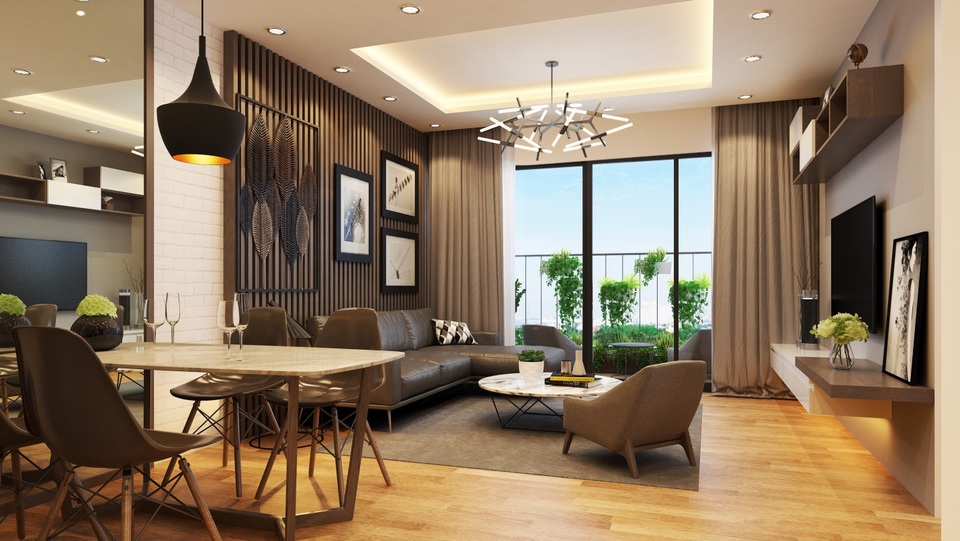 Với 800 triệu đồng có thể mua nhà khu vực nào ở quận Thanh Xuân? - 2 Căn hộ thiết kế theo phong cách Singapore điển hình