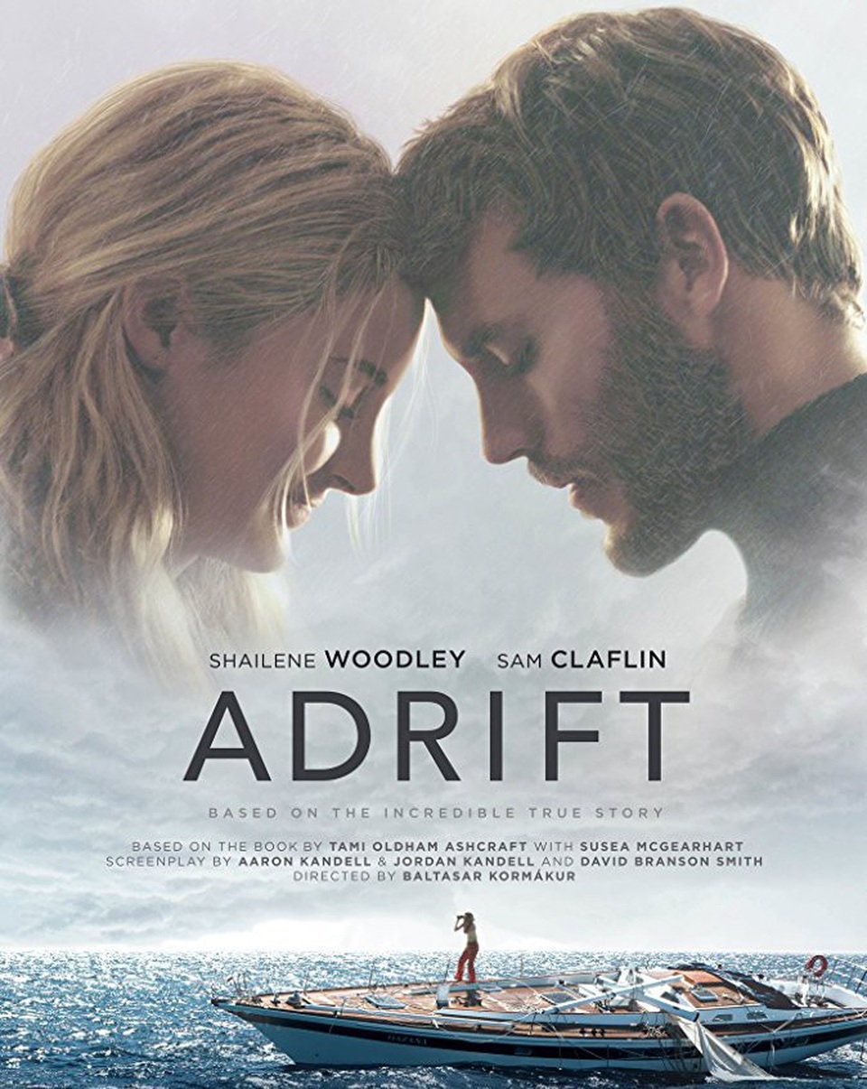 Chuyện tình có thật về cặp đôi bên nhau ngay cả khi cái chết đã chia lìa - 2 Poster phim “Adrift” (Trôi giạt)