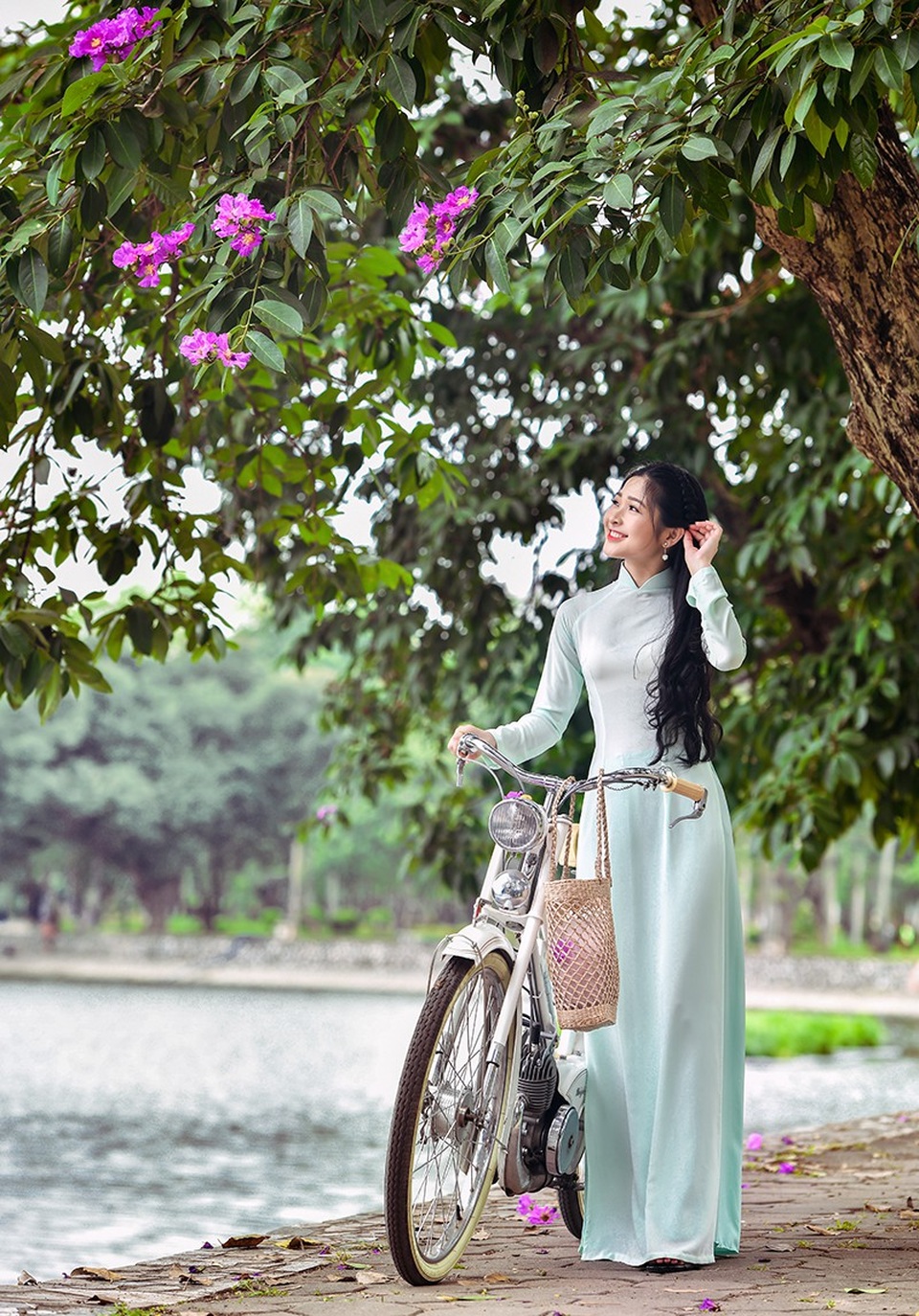 "Hot girl tráng bánh mướt" xứ Nghệ xinh tươi trong bộ ảnh chào Hè - 9