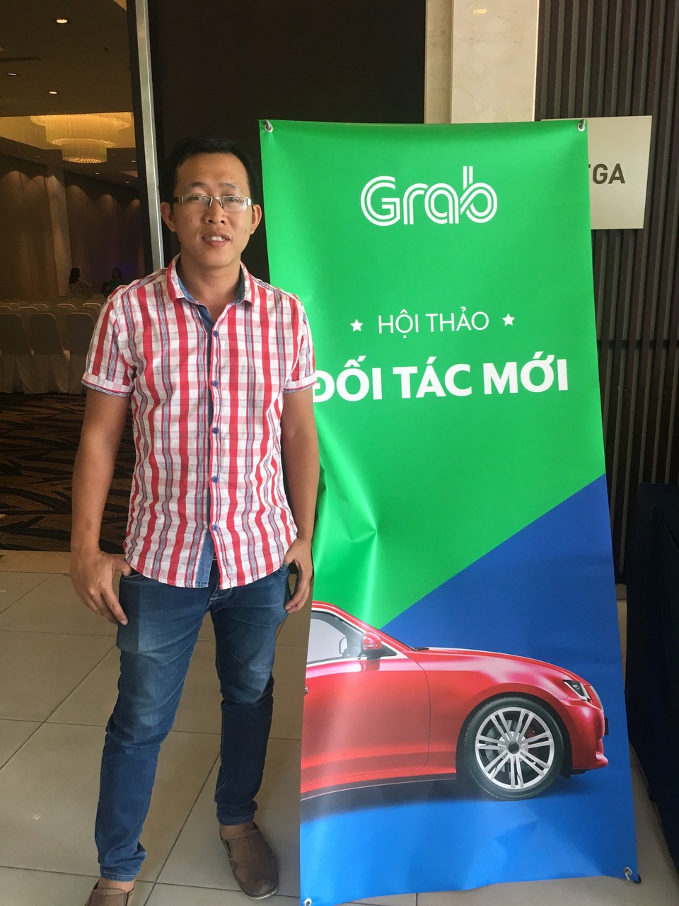 Sau Uber, Grab là cơ hội mới của giới tài công nghệ - 3 Anh Mai Hải Châu thấy yên tâm hơn với bảo hiểm tai nạn suốt hành trình và đội hỗ trợ 24/7của Grab