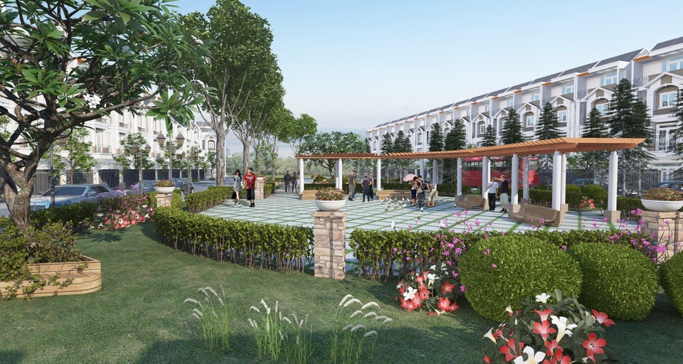 Bách Việt Lake Garden – “Điểm sáng” của Thành phố Bắc Giang - 2 Từng con đường, từng góc phố tại Bách Việt Lake Garden đều tràn ngập màu xanh và hương sắc của cỏ cây hoa lá, tạo cảm giác thư thái, an yên như nghỉ dưỡng