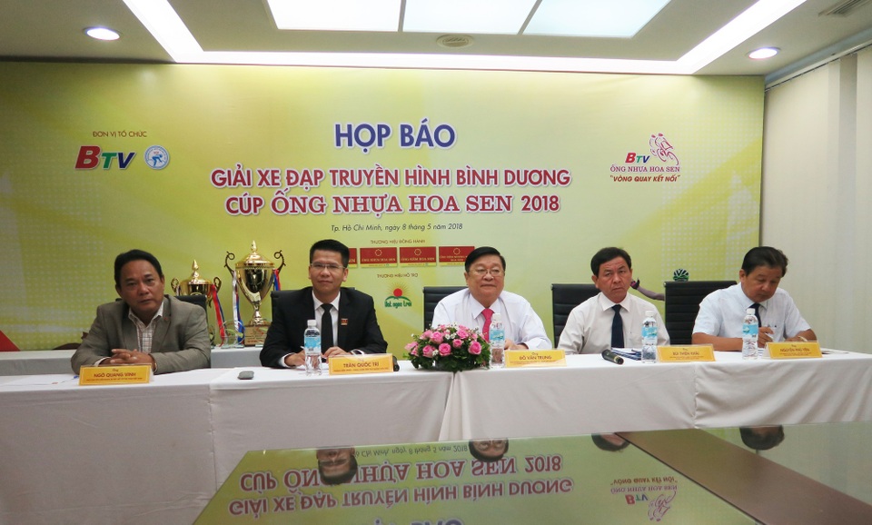 Công bố giải xe đạp truyền hình Bình Dương 2018