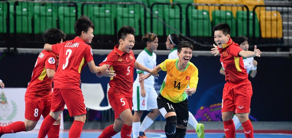 Đội tuyển futsal nữ Việt Nam vào bán kết giải châu Á 2018 - 1 Thắng Indonesia, đội tuyển futsal nữ Việt Nam vào bán kết giải châu Á