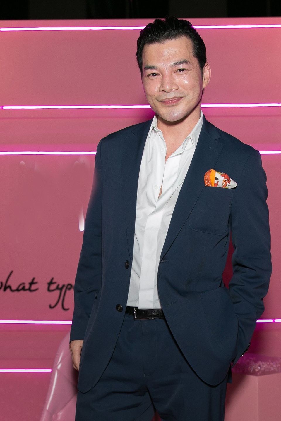 Diễn viên Trần Bảo Sơn cũng đến ủng hộ Hồ Ngọc Hà