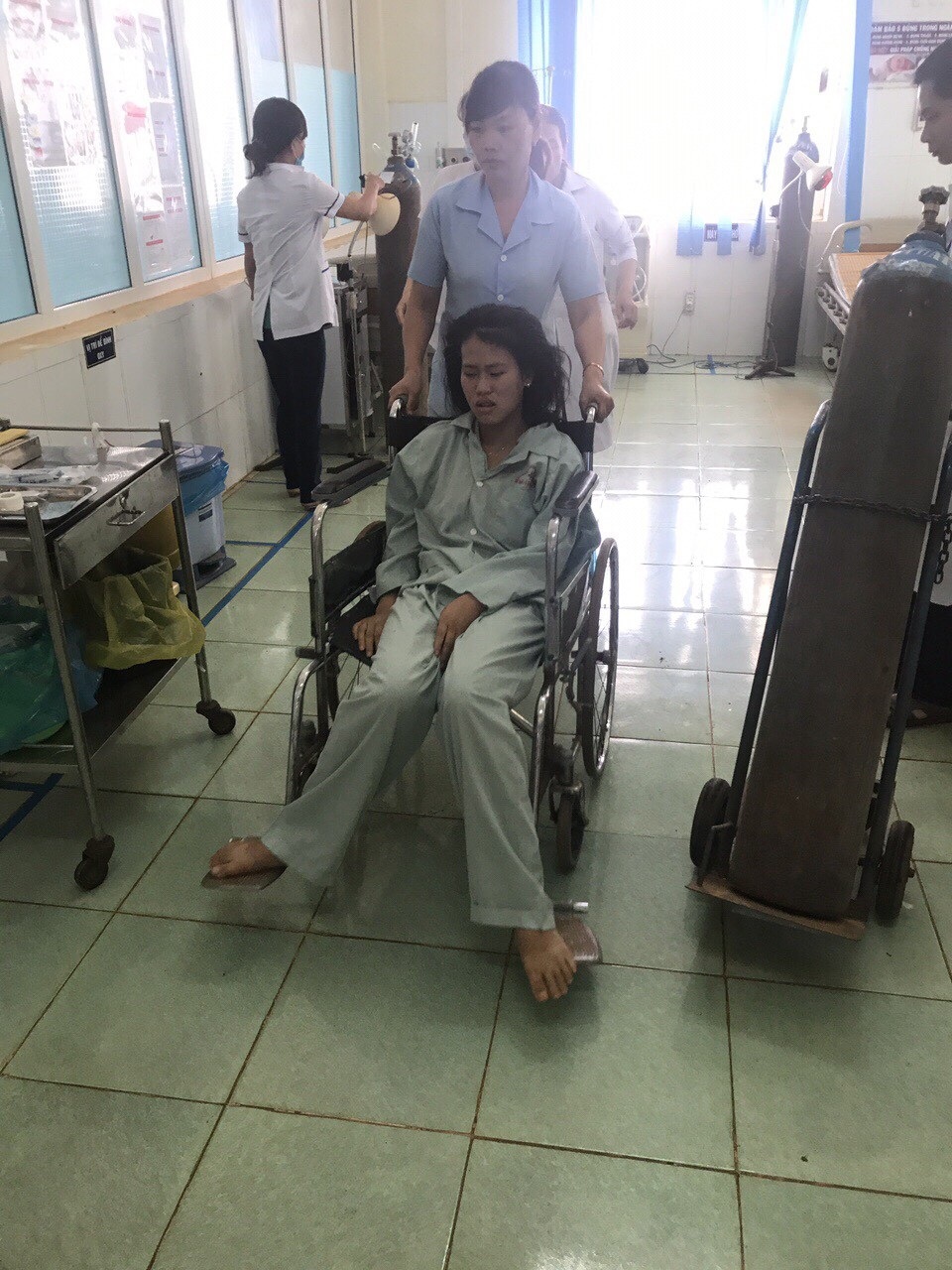 Một nạn nhân may mắn thoát chết sau sự việc