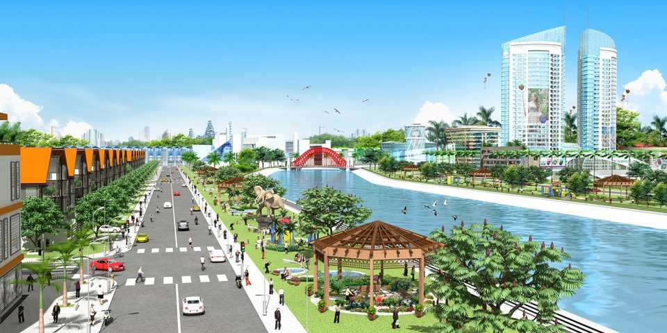 Bài toán “lợi nhuận kép” khi đầu tư BĐS Bình Dương - 2 Một trong các dự án đất nền đang làm nóng thị trường BĐS Bình Dương