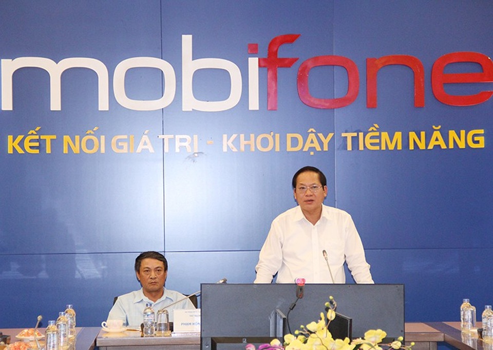Thông cáo báo chí của Ủy ban Kiểm tra Trung ương về vụ AVG - 1 Bộ trưởng Trương Minh Tuấn trong một lần làm việc với Mobifone