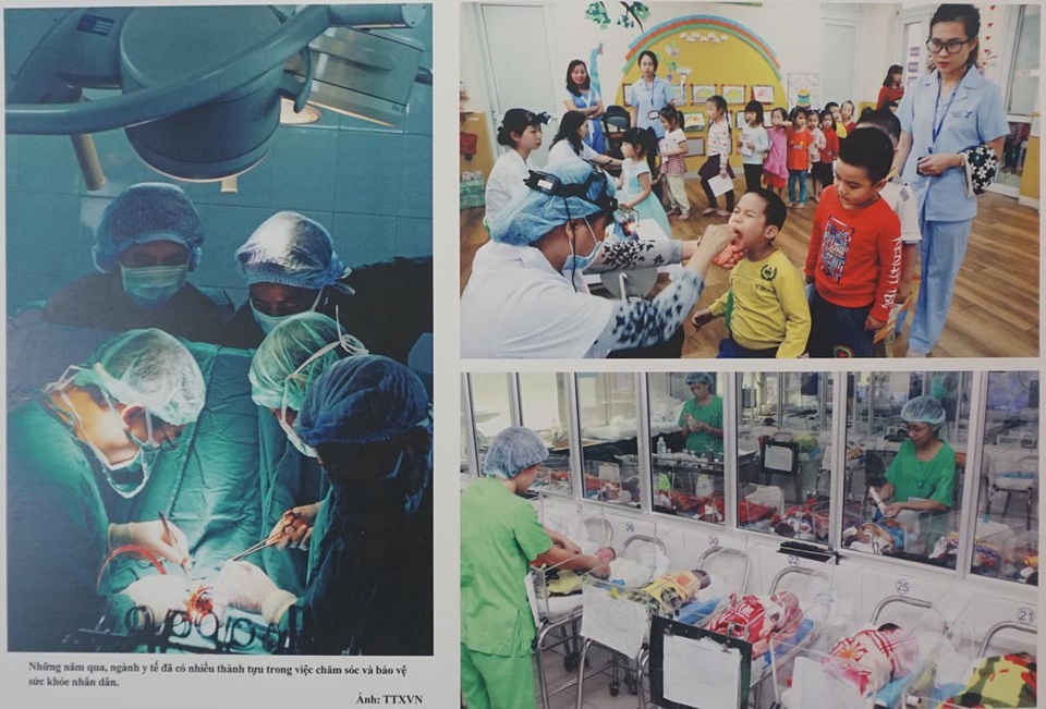 Những năm qua, ngành y đã có nhiều thành tựu trong việc chăm sóc và bảo vệ sức khỏe nhân dân. (Ảnh: TTXVN).