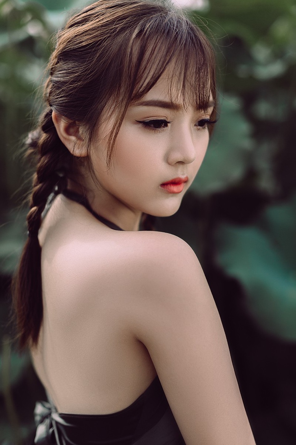 Ngắm vẻ đẹp xuân thì của thiếu nữ tuổi 18 bên đầm sen - 4 Ngắm vẻ đẹp xuân thì của thiếu nữ tuổi 18 bên đầm sen - 4