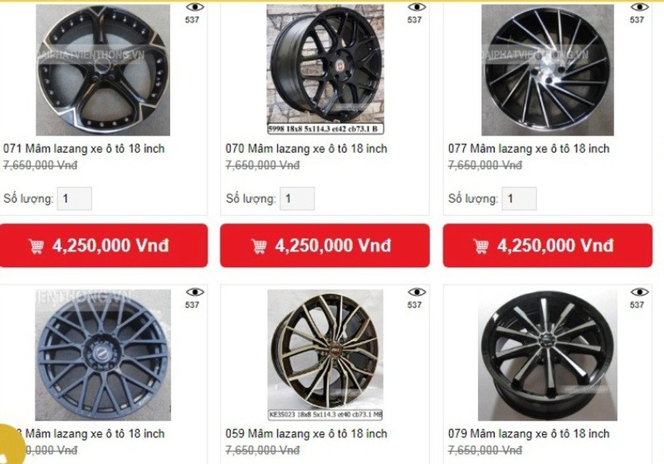 Chi cả trăm triệu đồng để sắm "đồ chơi" cho xế hộp - 5 “Đồ chơi” xe bình dân có xuất xứ từ Thái Lan và Trung Quốc được niêm yết giá tại nhiều cửa hàng