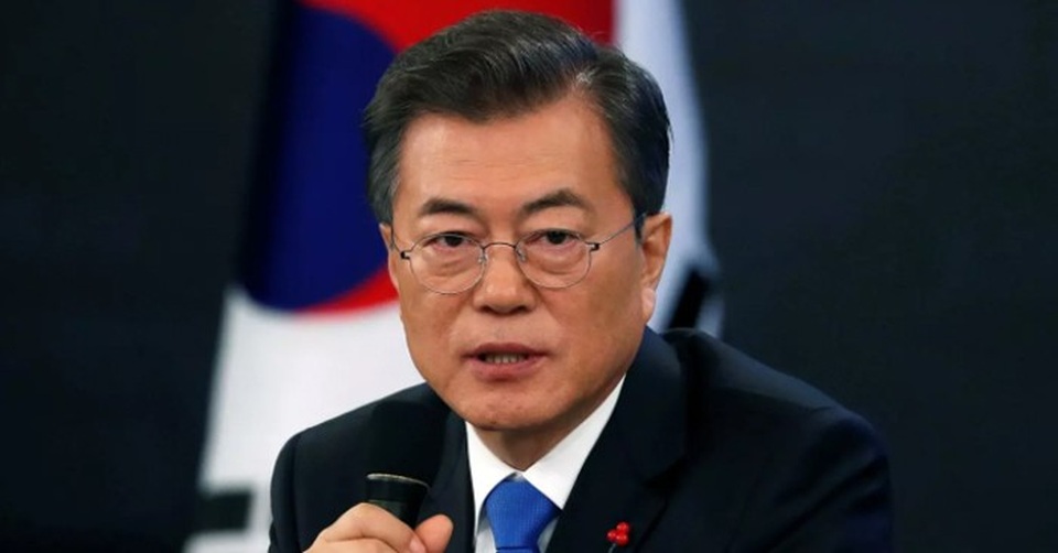 Tổng thống Hàn Quốc “trắng đêm” vì hội nghị Mỹ-Triều - 1
Tổng thống Hàn Quốc Moon Jae-in (Ảnh: Reuters)