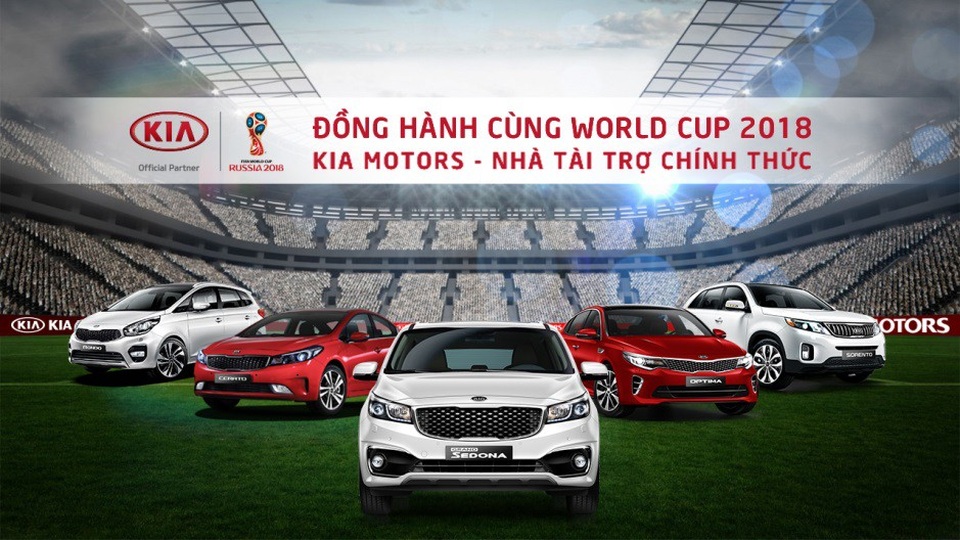 Kia Việt Nam đồng hành cùng World Cup 2018 - 1
