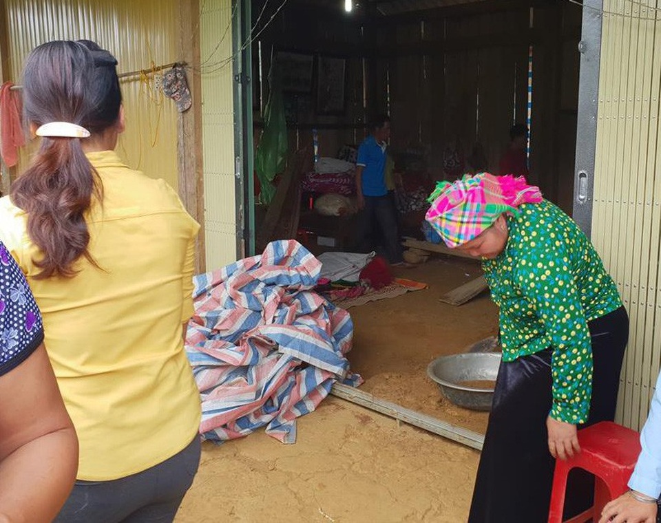 Ngôi nhà nơi xảy ra sự việc (Ảnh: ĐN)