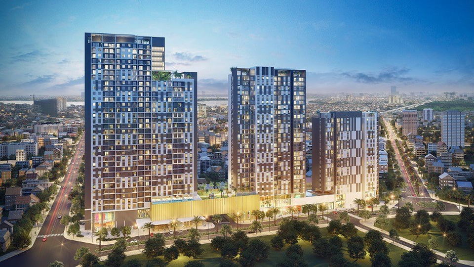 
Phối cảnh tổng quan dự án Kosmo Tây Hồ
