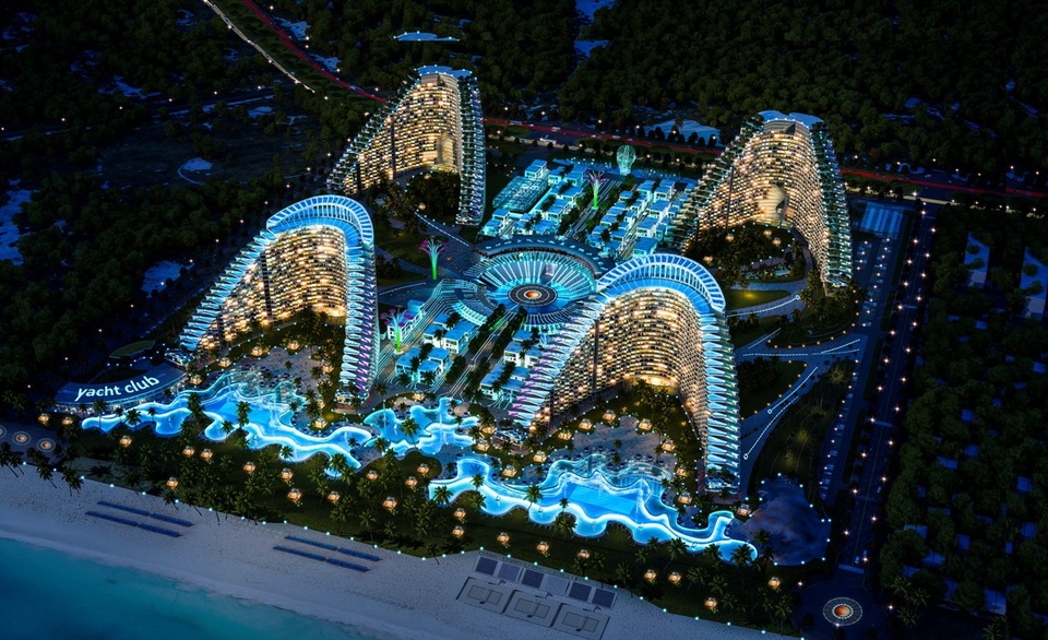 Công ty Vịnh Nha Trang hợp tác kiểm toán quốc tế để minh bạch vận hành condotel - 1
Bức tranh tổng thể phối cảnh dự án